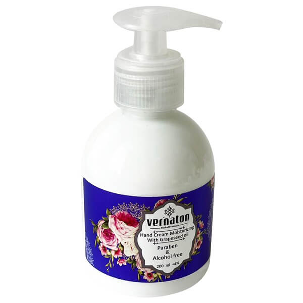 کرم مرطوب کننده ورناتن مدل روغن هسته انگور 200 میل